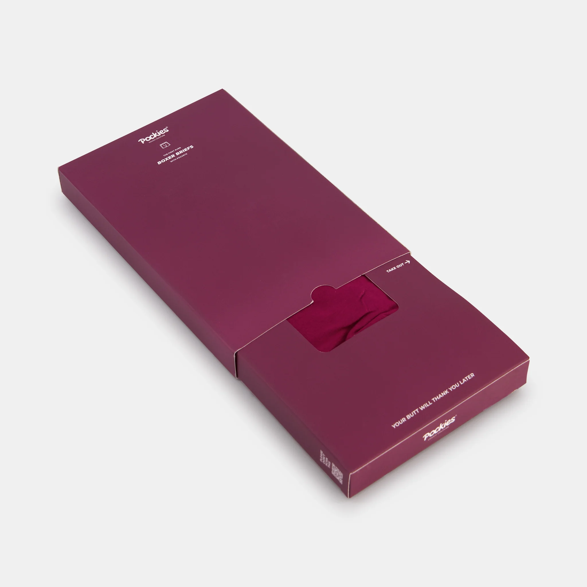 Burgundy Boxer Briefs (2-pockets) - Image 7