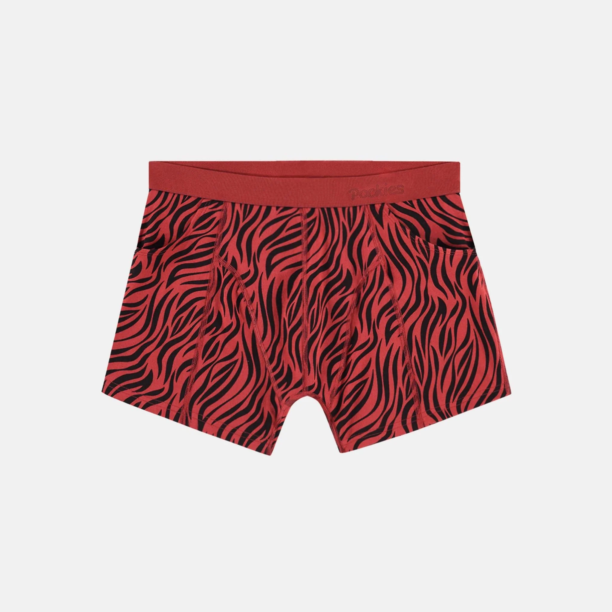 Deep Red Boxer Briefs (2-pockets) - Image 4