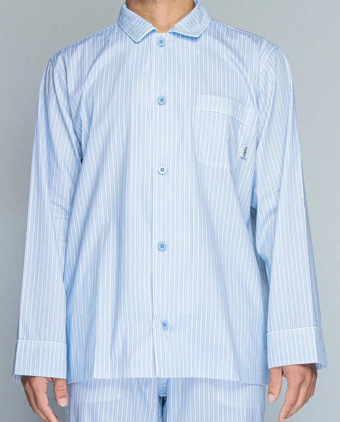 Double Striped Pyjama Shirt - Image 10