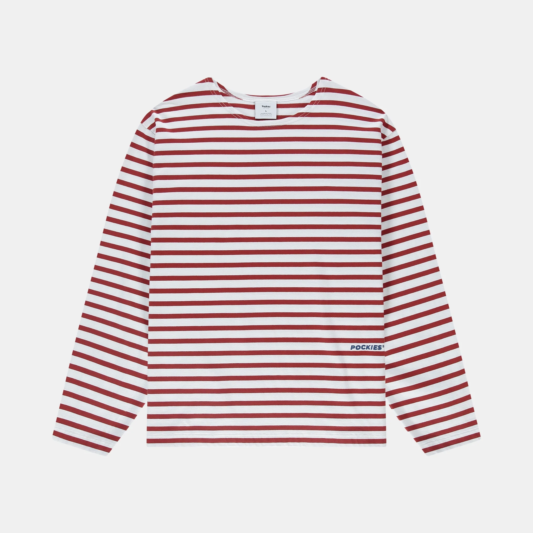 Oversized Boat Neck L/S - Red