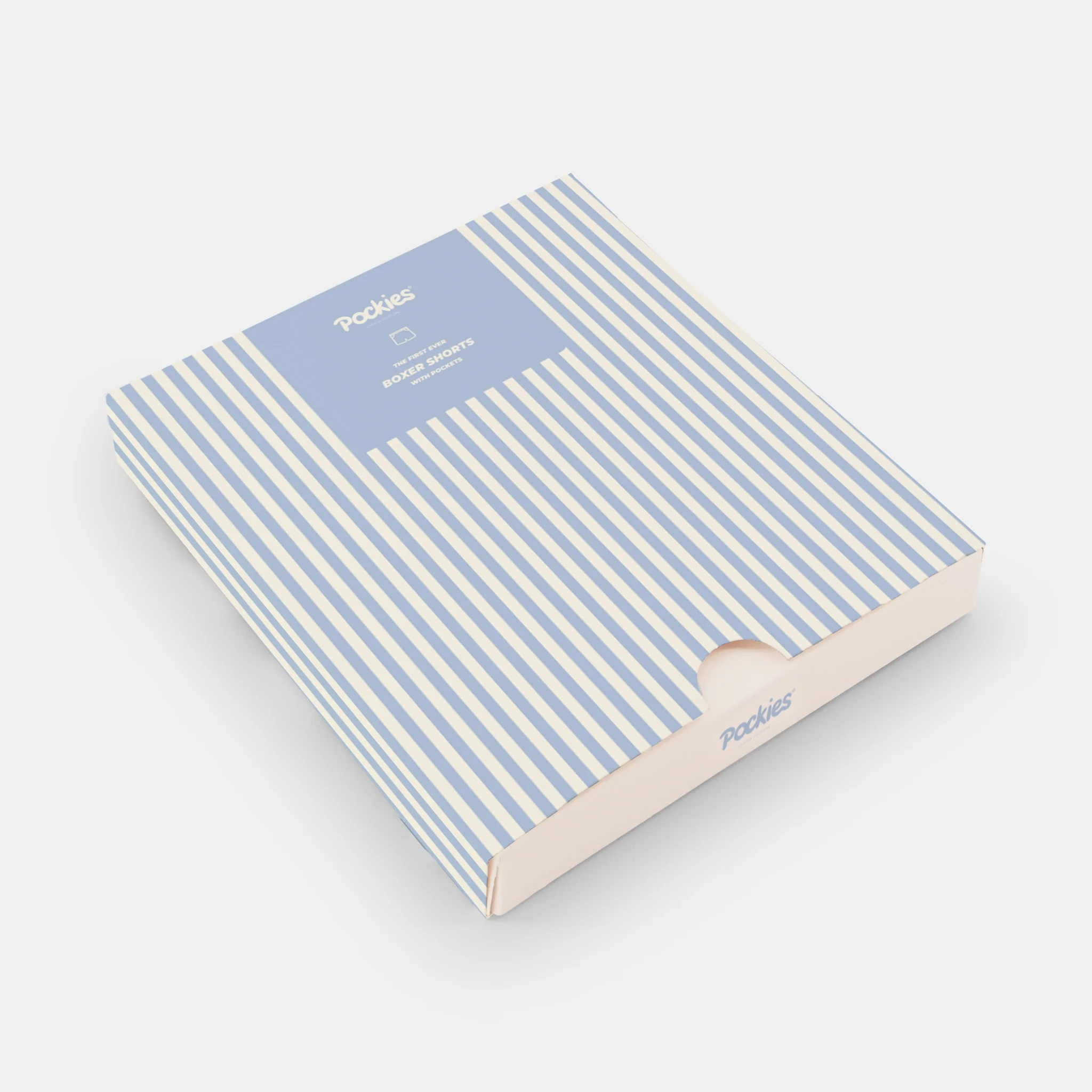Pocketless Ice Blue Striped - Image 4